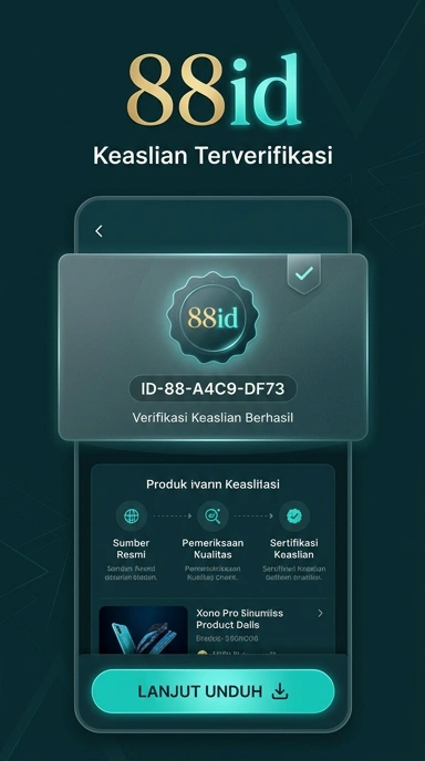 Tampilan kanal resmi 88id