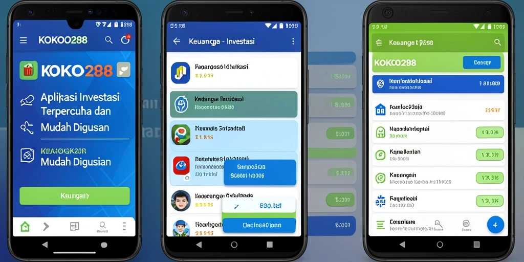 Tampilan antarmuka KOKO288 yang modern dan intuitif untuk investasi.